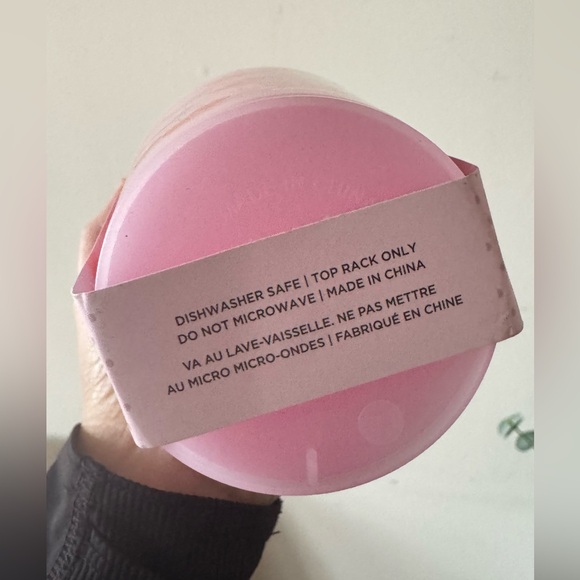 Cupcakes and Cashmere Pink Bow Cherry Reusable Cups Set of 12 - Picture 4 of 4